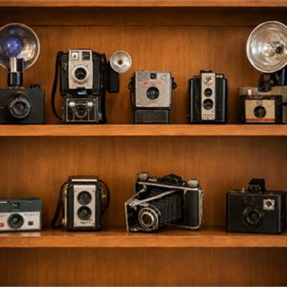 Vintage Camera Lot Kodak Brownie Hawkeye Ansco Mercury Folding Flash Collection